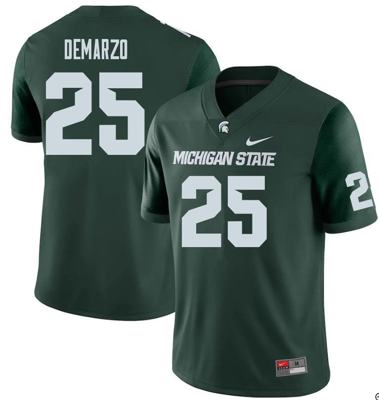 Men #25 Cole DeMarzo Michigan State Spartans College Football Jerseys Sale-Green